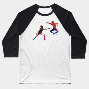 fencing sport art #fencing #sport Baseball T-Shirt